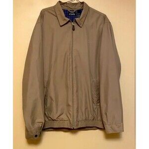 CHAPS Khaki Full Zip Field Chore Jacket / Coat Size XLT